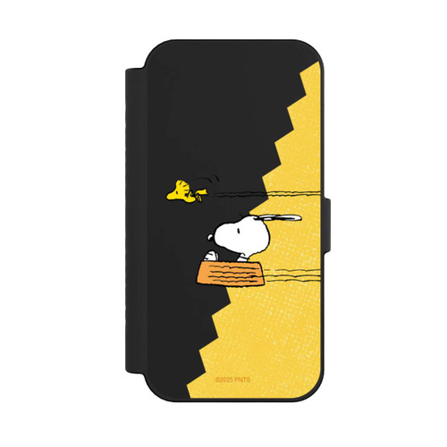 Apple iPhone 16 NIVOflip Peanuts-Snoopy und Woodstock Transparent