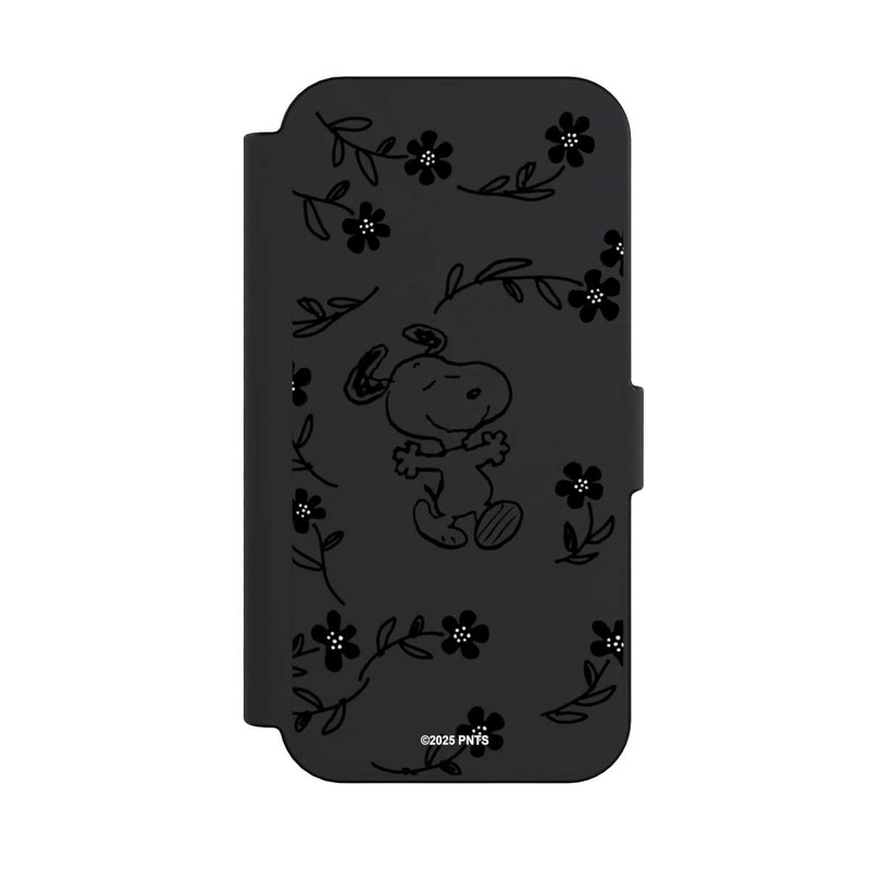 iPhone 16 NIVOflip Snoopy und Flowers Transparent