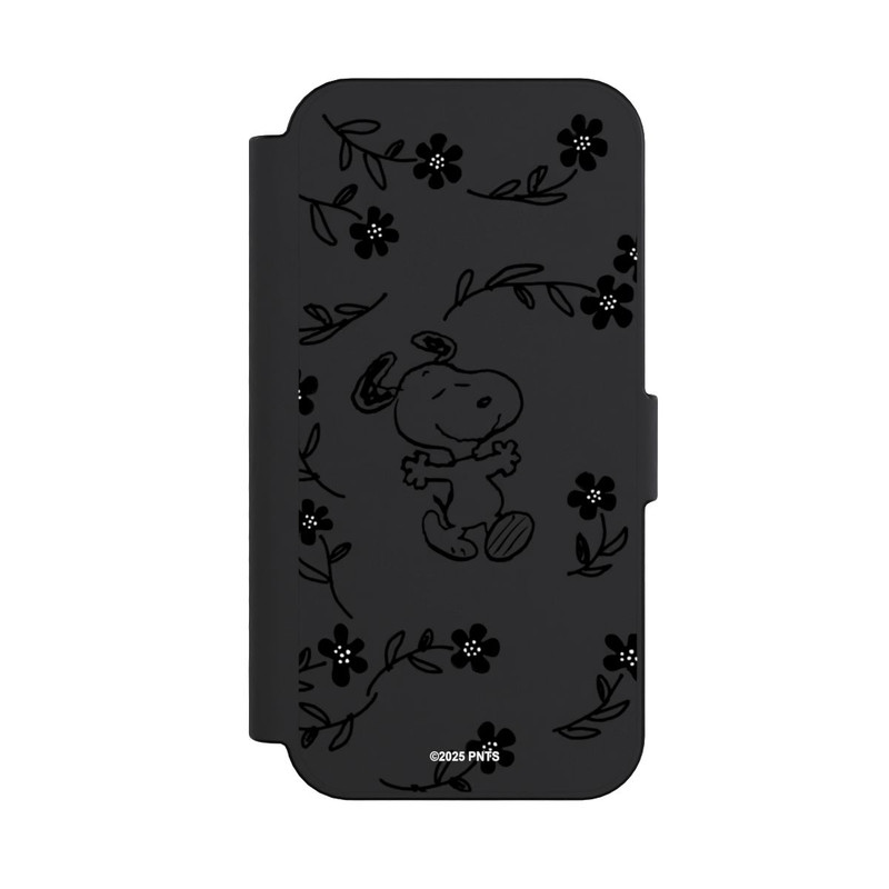 iPhone 16 NIVOflip Snoopy und Flowers Transparent