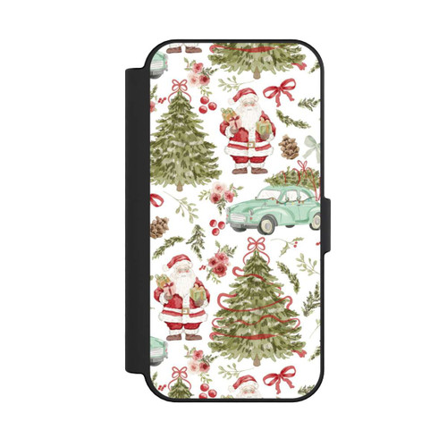 Apple iPhone 16 NIVOflip Weihnachtsfreude Vintage Muster 