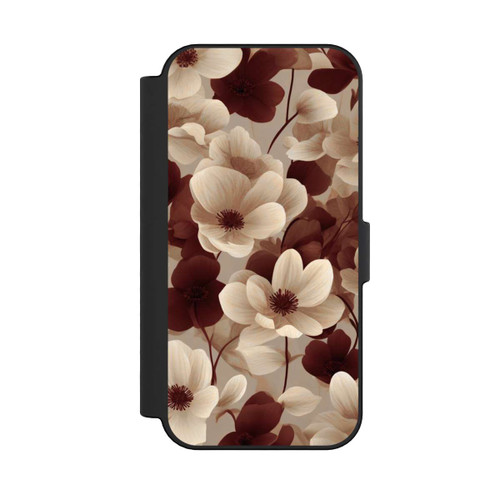Apple iPhone 16 NIVOflip Naturfarbenes Blumenmuster mit KI