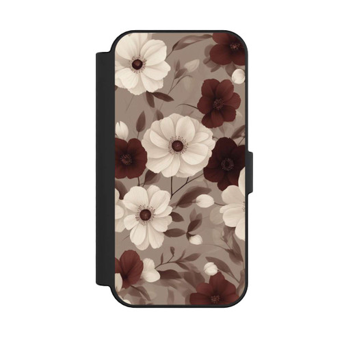 Apple iPhone 16 NIVOflip Negative Flower Bordeaux White with AI