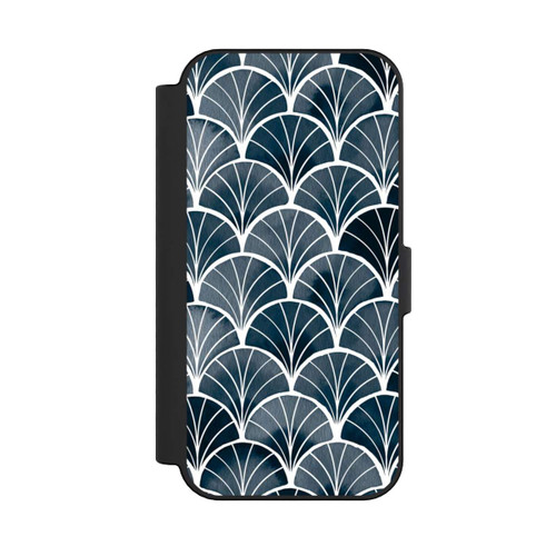 Apple iPhone 16 NIVOflip Botanische Brise Art Deco Grau