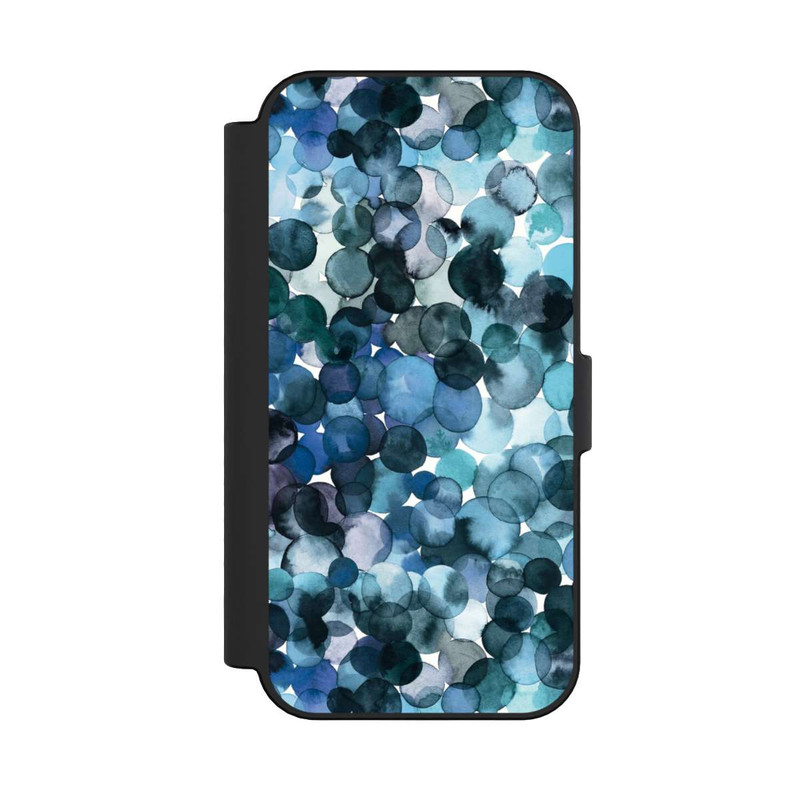 iPhone 16 NIVOflip Blätterzauber Blau
