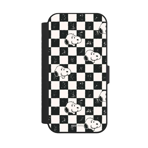 Apple iPhone 16 NIVOflip Snoopy Heads Checked Pattern