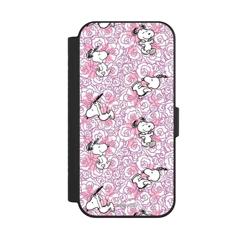 iPhone 16 NIVOflip Peanuts Pink Roses Pattern