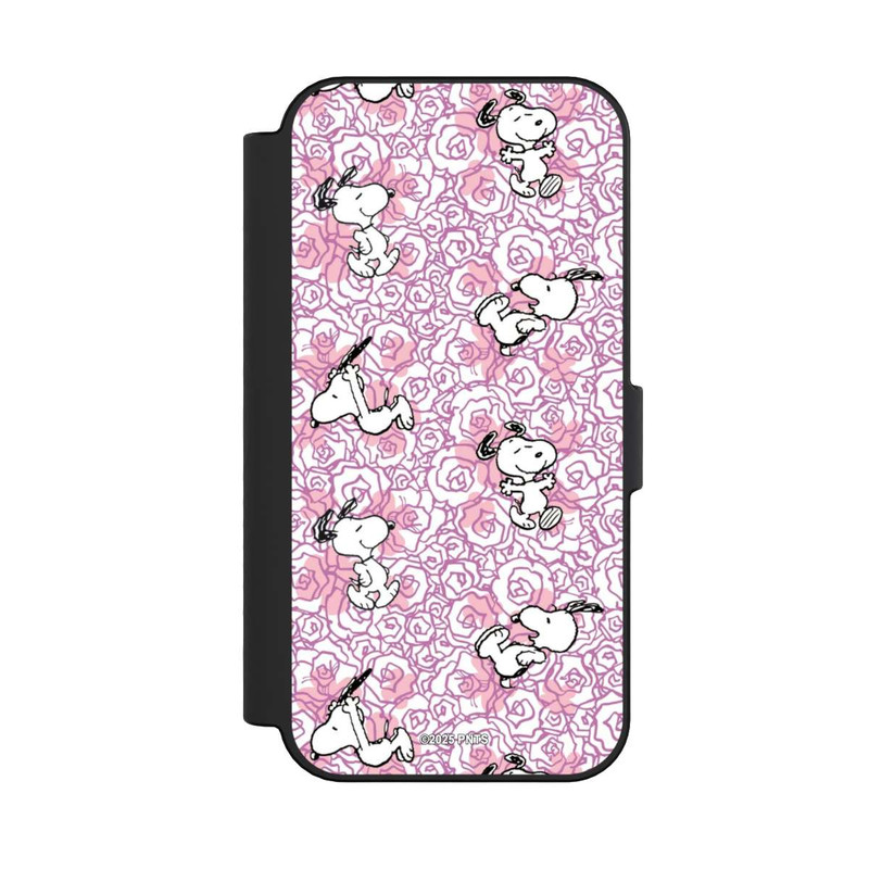 iPhone 16 NIVOflip Peanuts Pink Roses Pattern