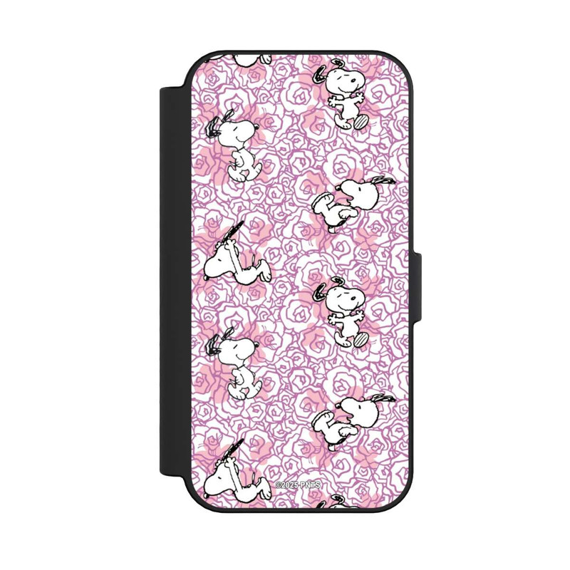 iPhone 16 NIVOflip Peanuts Pink Roses Pattern