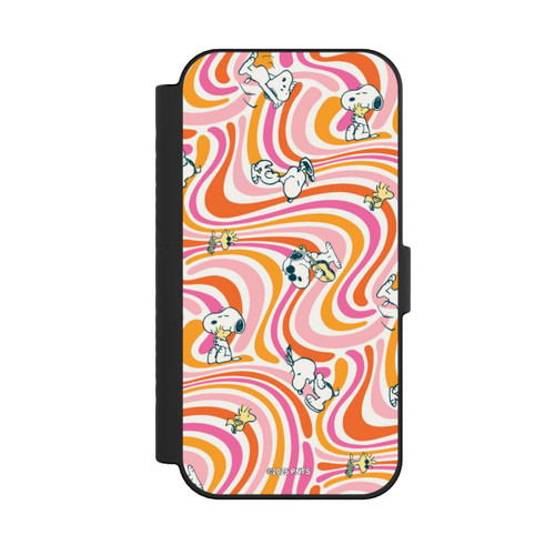Apple iPhone 16 NIVOflip Peanuts Hippie Pattern Orange