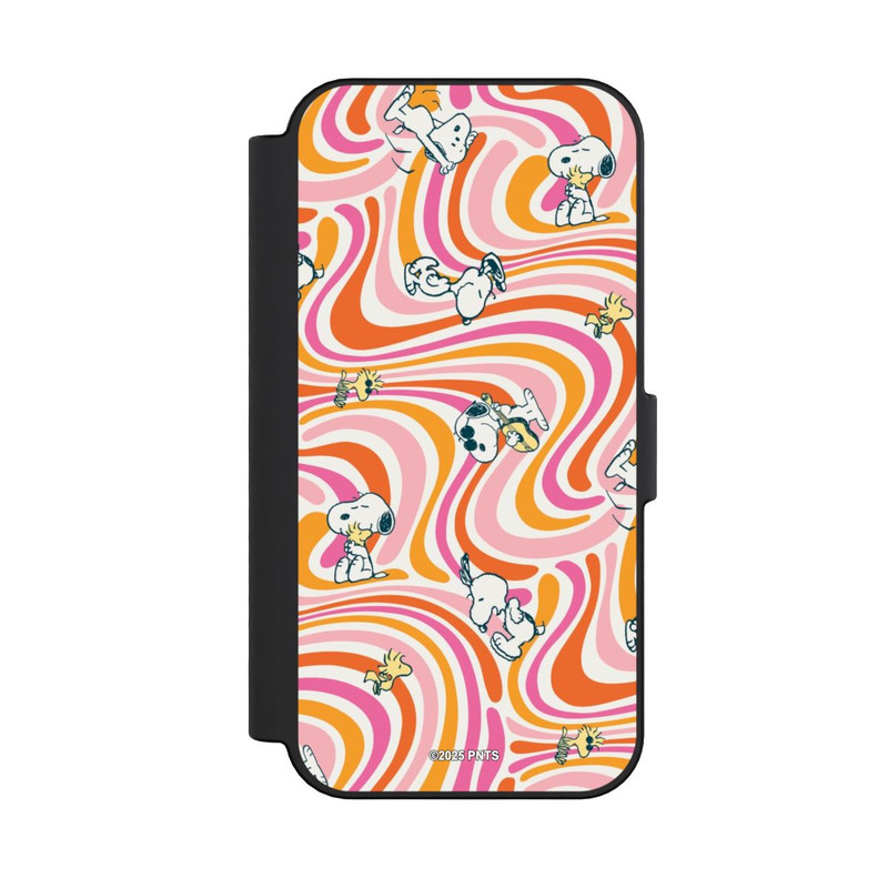 iPhone 16 NIVOflip Peanuts Hippie Pattern Orange