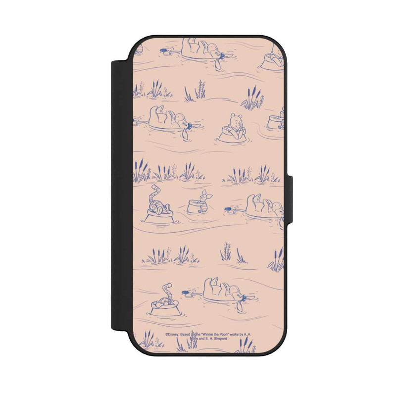 iPhone 16 NIVOflip Winnie Puuh Keramik Muster Brücke Pink