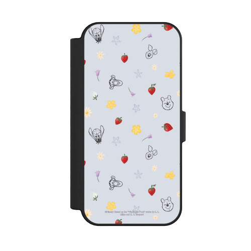 Apple iPhone 16 NIVOflip Winnie the Pooh and Friends Strawberry Pattern Blue