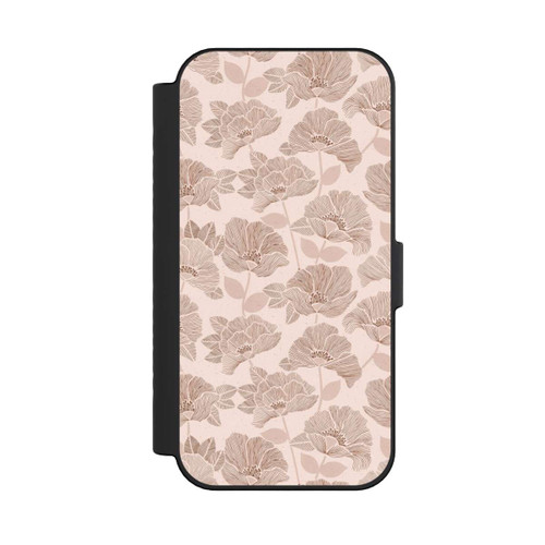 Apple iPhone 16 NIVOflip Brown Floral Block