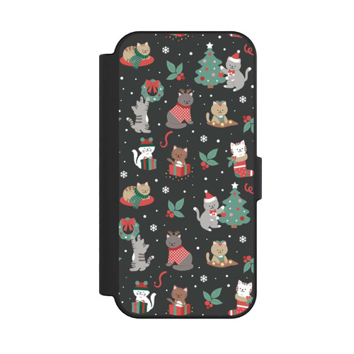 Apple iPhone 16 NIVOflip Weihnachtliche Kätzchen