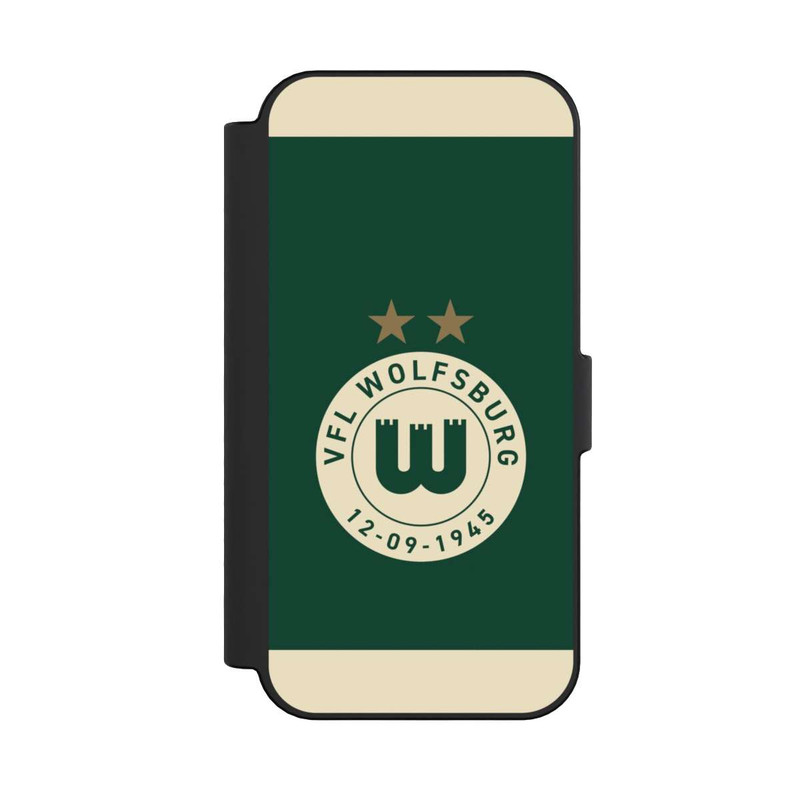 iPhone 16 NIVOflip VfL Wolfsburg 80 Jahre Logo Frauen Streifen