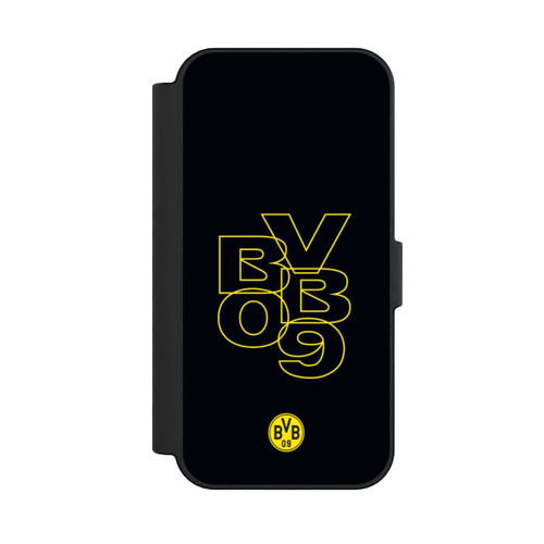 Apple iPhone 16 NIVOflip BVB09 Gelb Schwarz