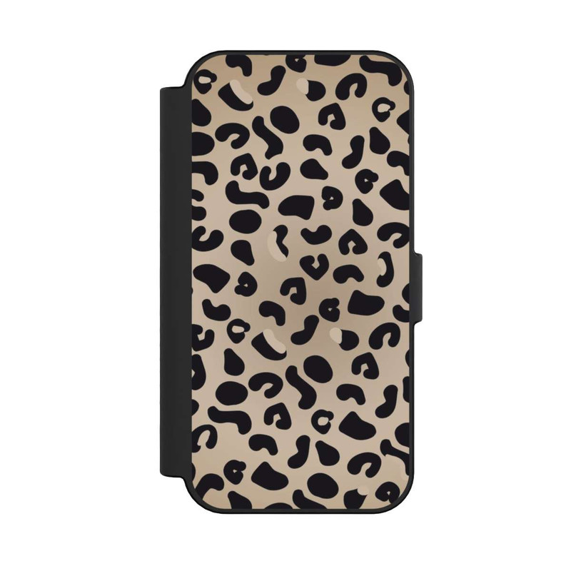 iPhone 16 NIVOflip  Gepardenmuster hellbraun