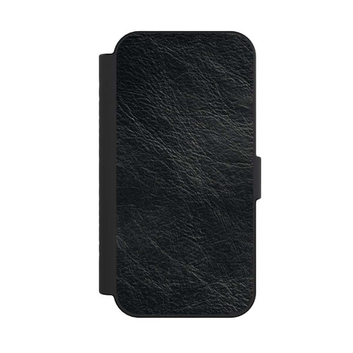 Apple iPhone 16 NIVOflip Black Leather Look Background