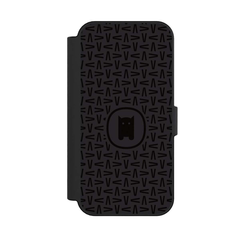 iPhone 16 NIVOflip Nivocase Muster Schwarz Grau