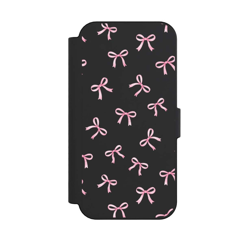 iPhone 16 NIVOflip Rosa Schleifen transparent mit KI