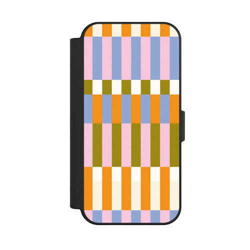 Apple iPhone 16 NIVOflip Thème à Carreaux Colorés et Audacieux
