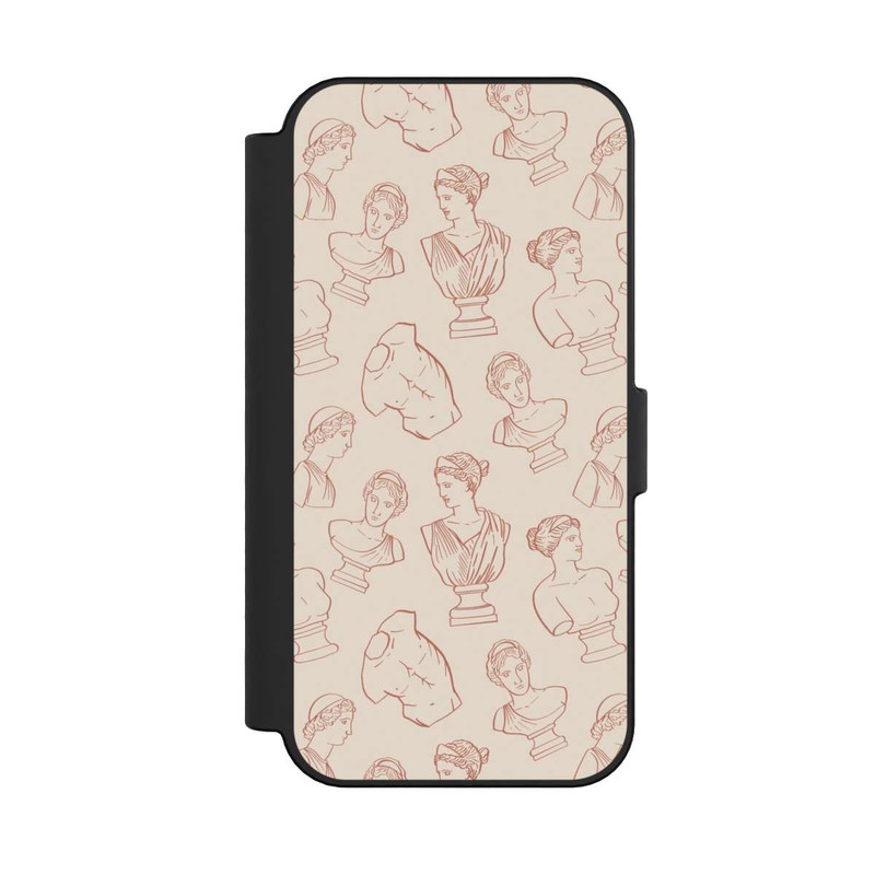 iPhone 16 NIVOflip Greek Deco Busts Brown