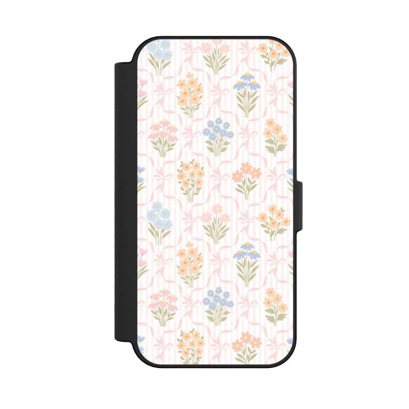 iPhone 16 NIVOflip Vintage Frühlingsblumenstrauß im Cottagecore Stil