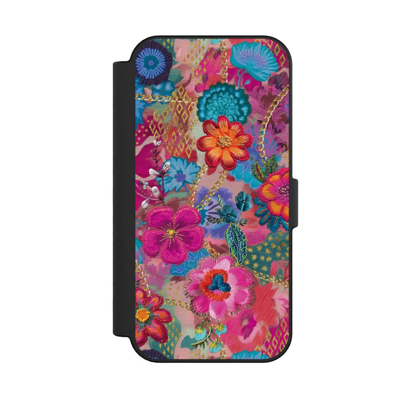 iPhone 16 NIVOflip Patchwork Blumen Mit KI