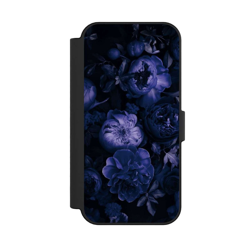 iPhone 16 NIVOflip Victorian Grandeur Large Flowers Purple Mit KI