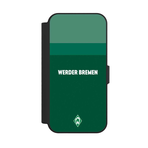 Apple iPhone 16 NIVOflip Werder Bremen Schriftzug Raute