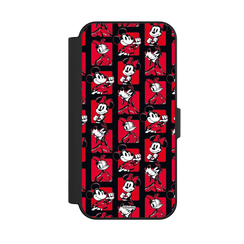 iPhone 16 NIVOflip Micky Maus Racing Muster Rot