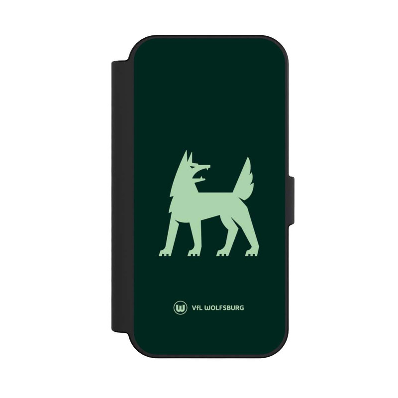 iPhone 16 NIVOflip VfL Wolfsburg Wolf Grün