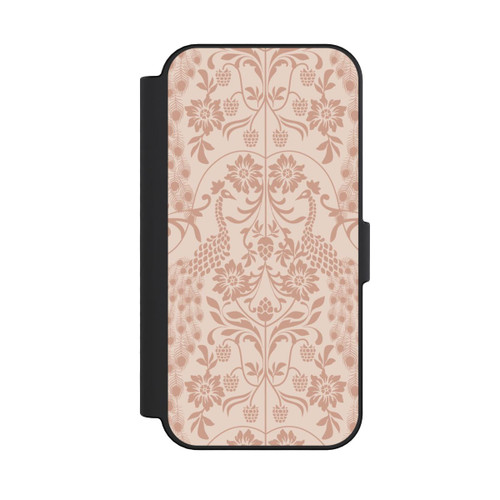 Apple iPhone 16 NIVOflip Vintage Peacock Garden Arts and Crafts Floral