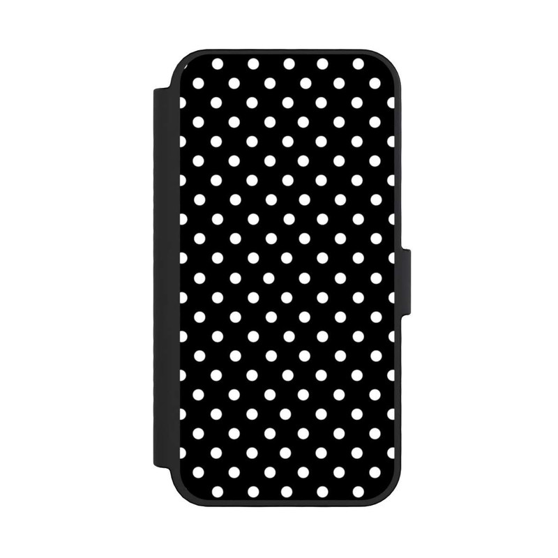 iPhone 16 Pro NIVOflip Confettis blancs sur fond noir