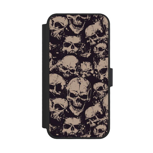 Apple iPhone 16 Pro NIVOflip Crânes d'Halloween