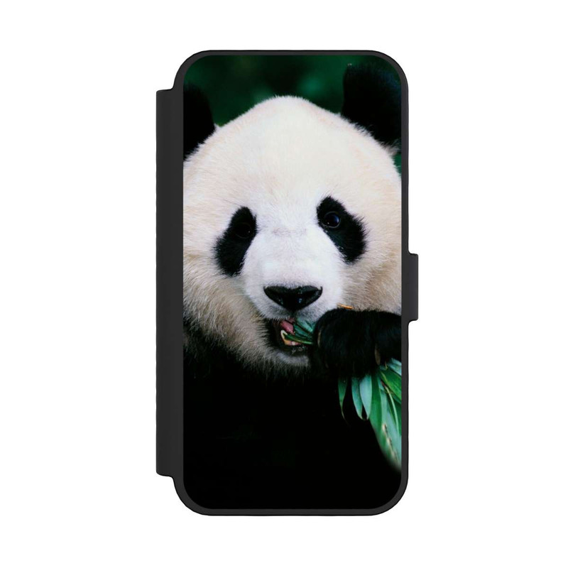 iPhone 16 Pro NIVOflip Panda mit Bambus