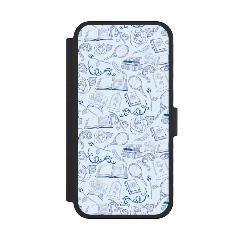 iPhone 16 Pro NIVOflip Beauty and Beast Pattern Blue