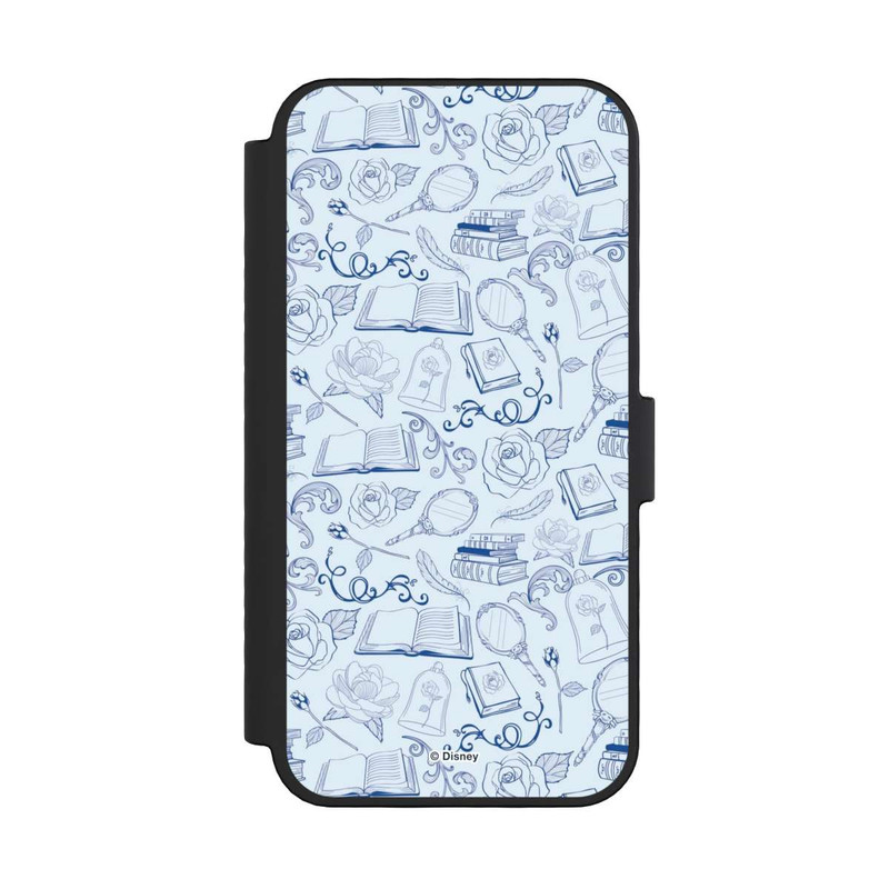 iPhone 16 Pro NIVOflip La Belle et la Bête Motif Bleu