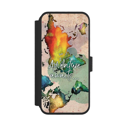 Apple iPhone 16 Pro NIVOflip Worldmap Colourful