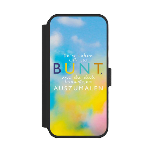 Apple iPhone 16 Pro NIVOflip Das Leben ist Bunt