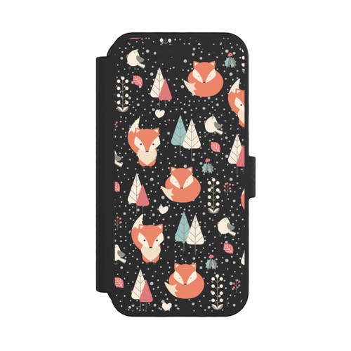 Apple iPhone 16 Pro NIVOflip Fox Pattern ohne Hintergrund