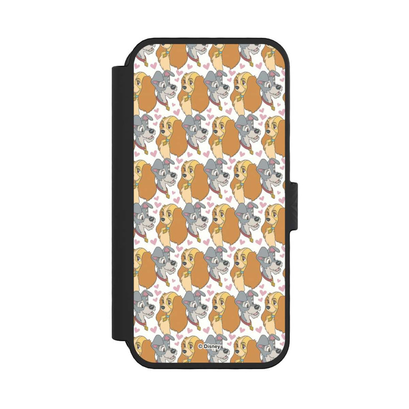 iPhone 16 Pro NIVOflip Lady and the Tramp Pattern Hearts