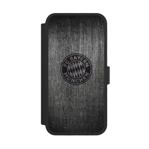 Apple iPhone 16 Pro NIVOflip Metalllook FCB Logo einfarbig