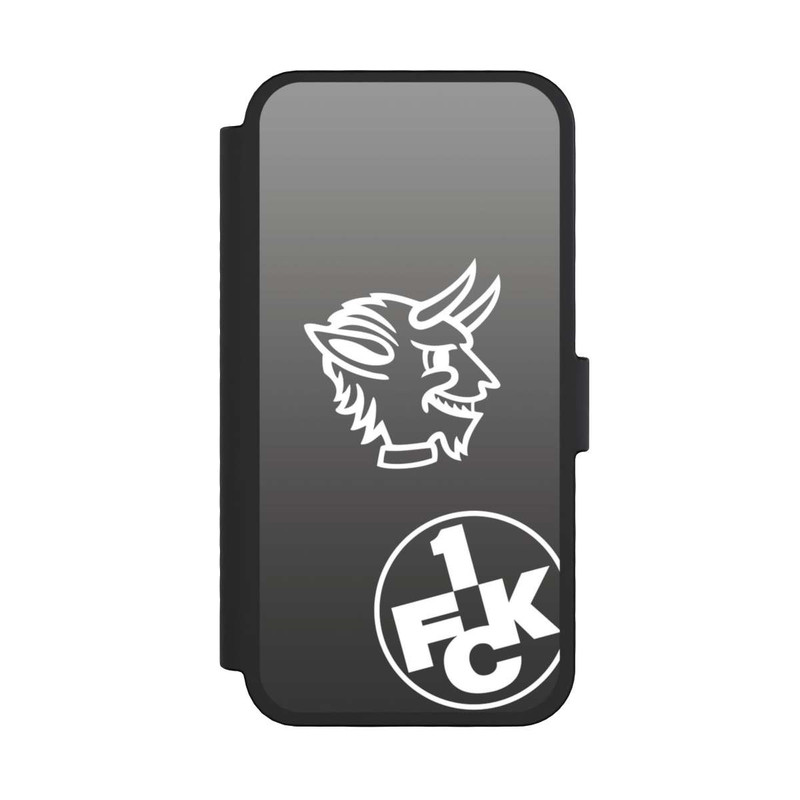 iPhone 16 Pro NIVOflip Teufelskopf FCK auf Schwarz