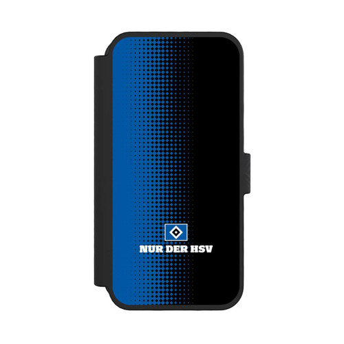 Apple iPhone 16 Pro NIVOflip Nur der HSV - Rautenraster Schwarz