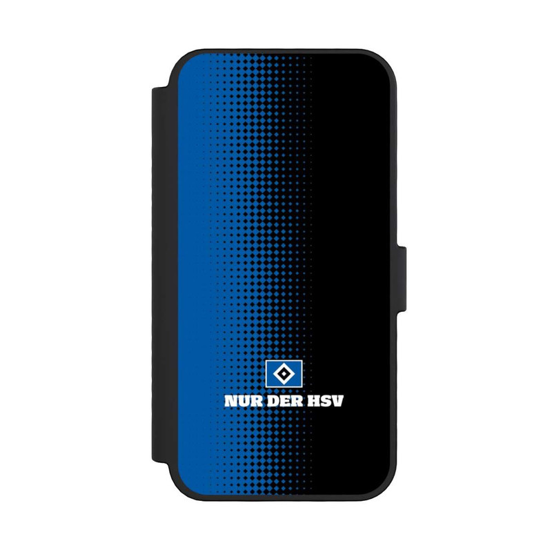 iPhone 16 Pro NIVOflip Nur der HSV - Rautenraster Schwarz