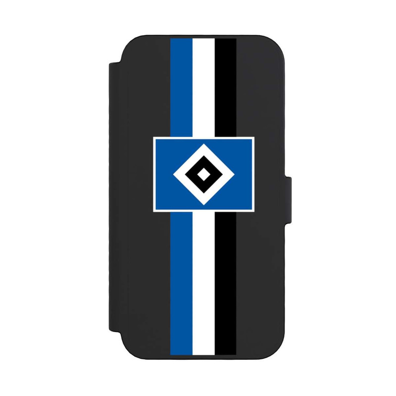 iPhone 16 Pro NIVOflip HSV Streifen - Blau-Weiß-Schwarz - ohne Hintergrund