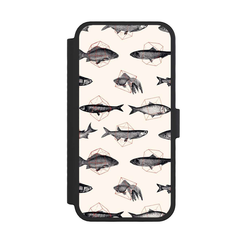 iPhone 16 Pro NIVOflip Fische in Geometrie