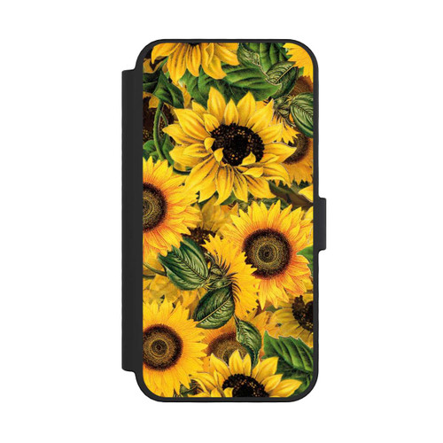Apple iPhone 16 Pro NIVOflip Sonnenblumenmuster