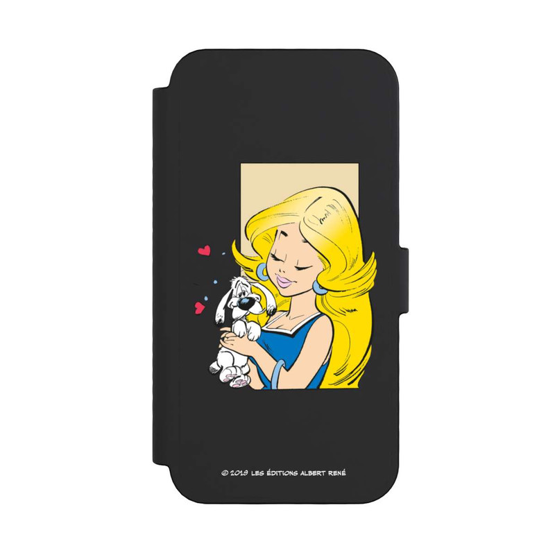 iPhone 16 Pro NIVOflip Falbala et Idéfix Amoureux Transparent